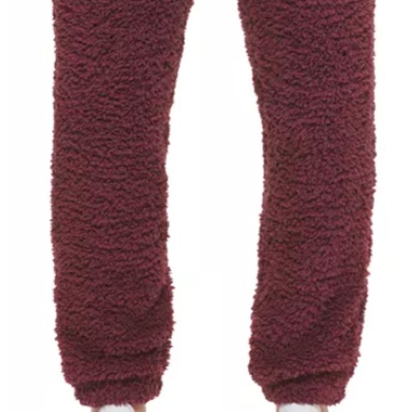 Calvin Klein Womens Shaggy Knit Pull-On Joggers - Picture 3 of 3